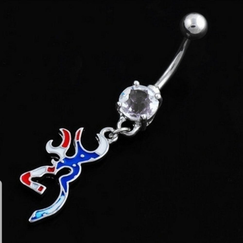 Buck Bellybutton ring